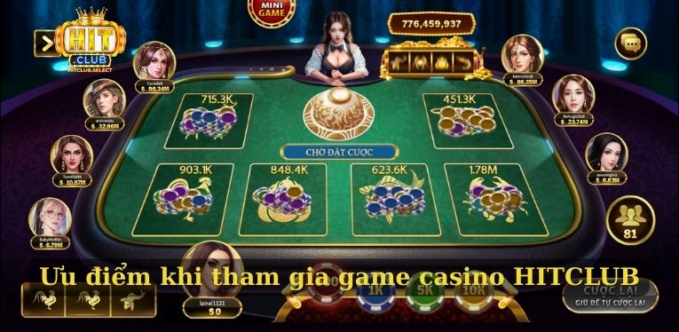 Điểm qua các phiên bản casino HITCLUB hấp dẫn nhất