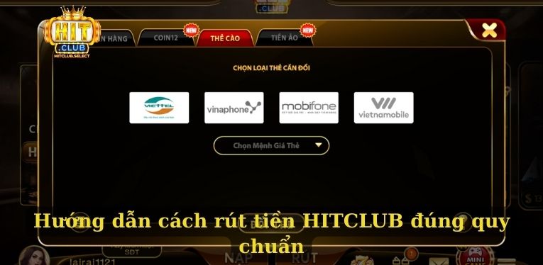 Rút tiền HITCLUB - Nhận thưởng game siêu nhanh và an toàn 2 Hướng dẫn cách rút tiền HITCLUB đúng quy chuẩn